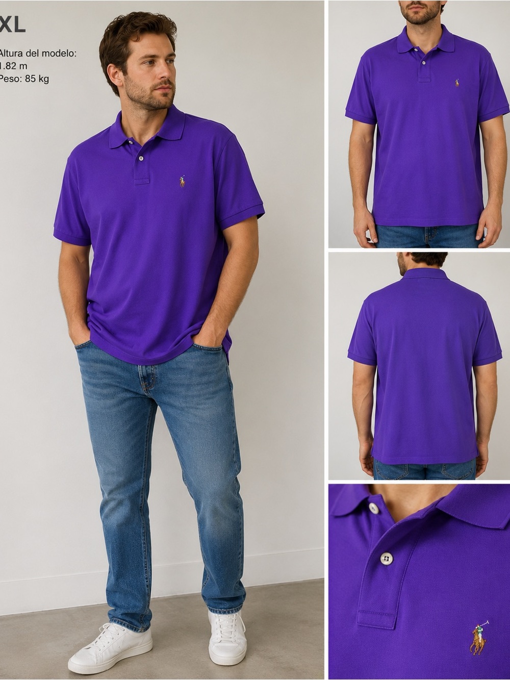 Polo by Ralph Lauren Purple Short-Sleeve Polo